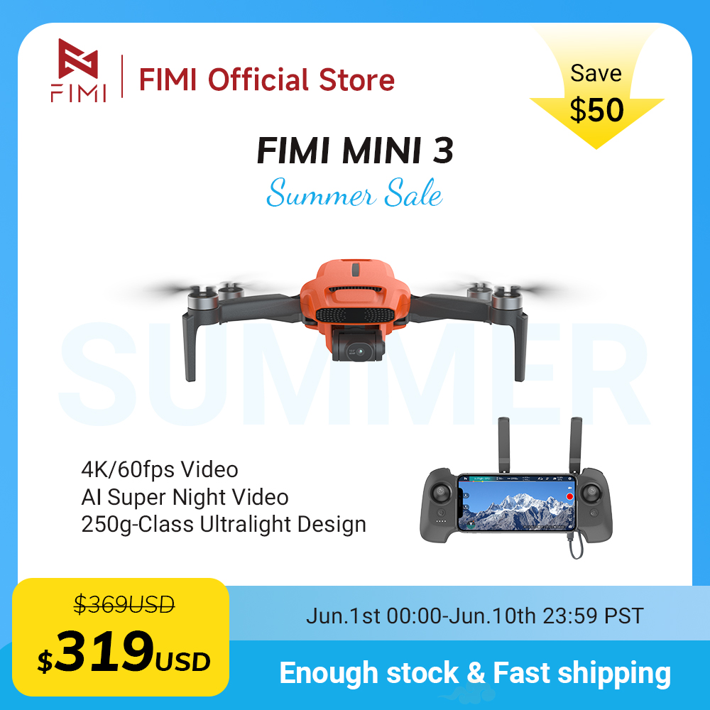 Drone Gimbal - FIMI MINI 3 Camere drone 4K
