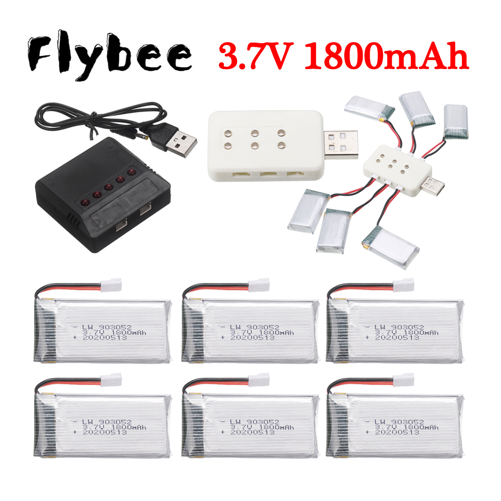 3.7V 1800mAh lipo Battery/char - Drone Charger avis et prix