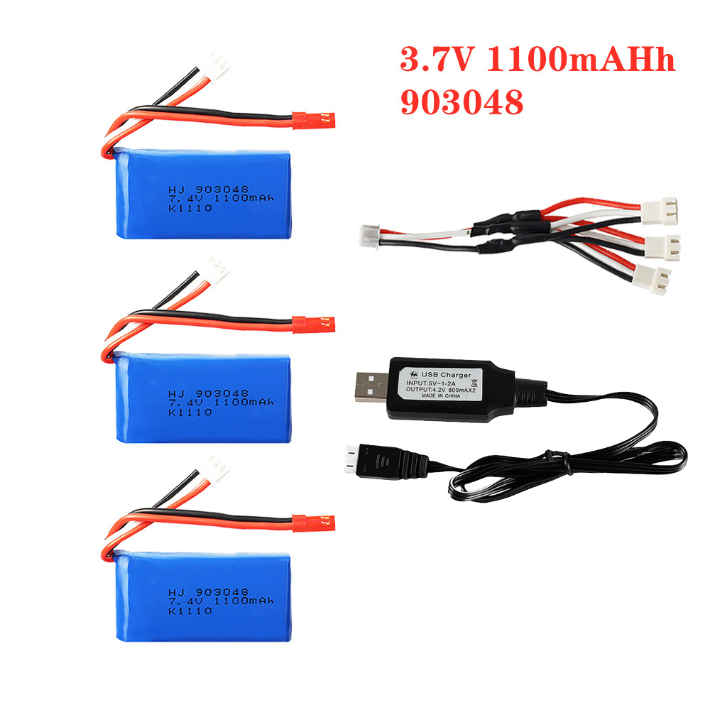 1-5pcs 7.4V 1100mah 903048 LiP - Drone Charger avis et prix