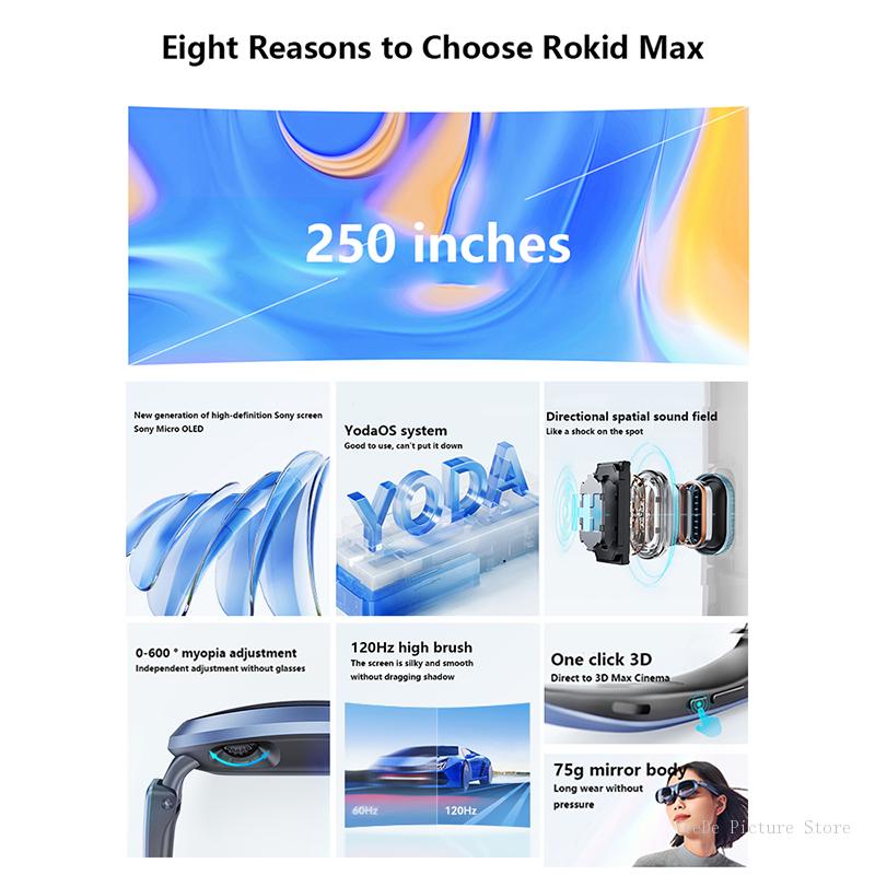 Rokid Max AR 3D Smart Glasses  - Drone Gimbal avis et prix