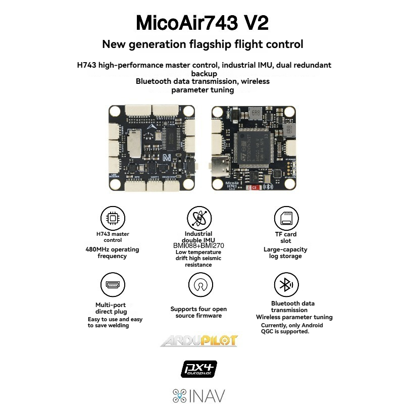 MicoAir743 V2   Flight Control - Drone Flight Controller avis et prix