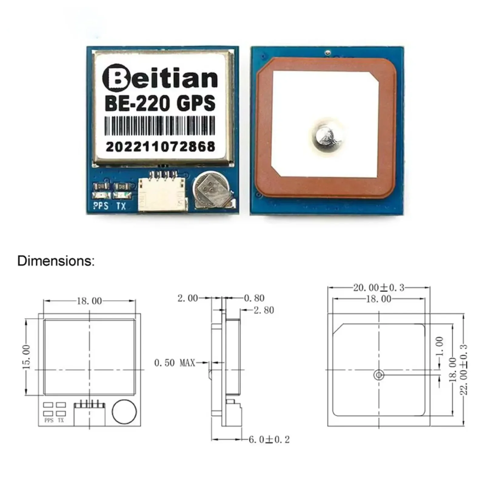 BE-220 M10050 Ultra-Low Power  - Drone Gps Module avis et prix
