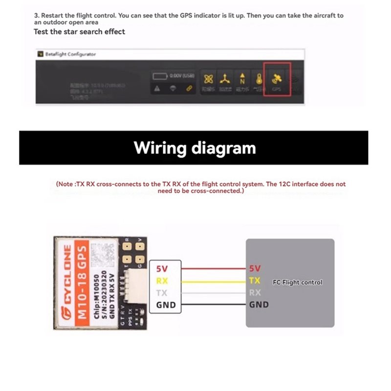 SQPP-M1018 M10 GPS Module With - Drone Compass avis et prix