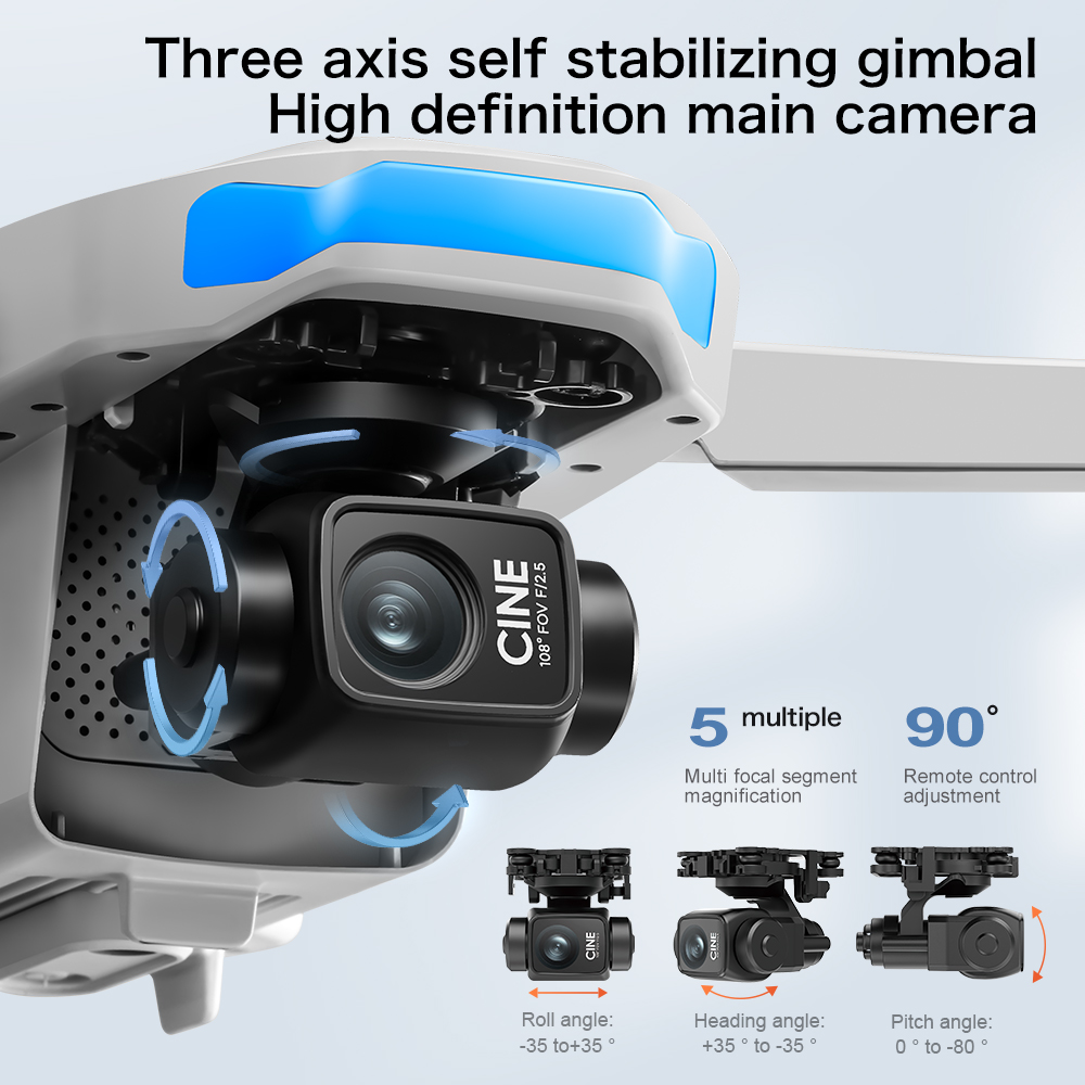 S-X1 MAX GPS Drone with 3-Axis - Drone Gps Mount avis et prix