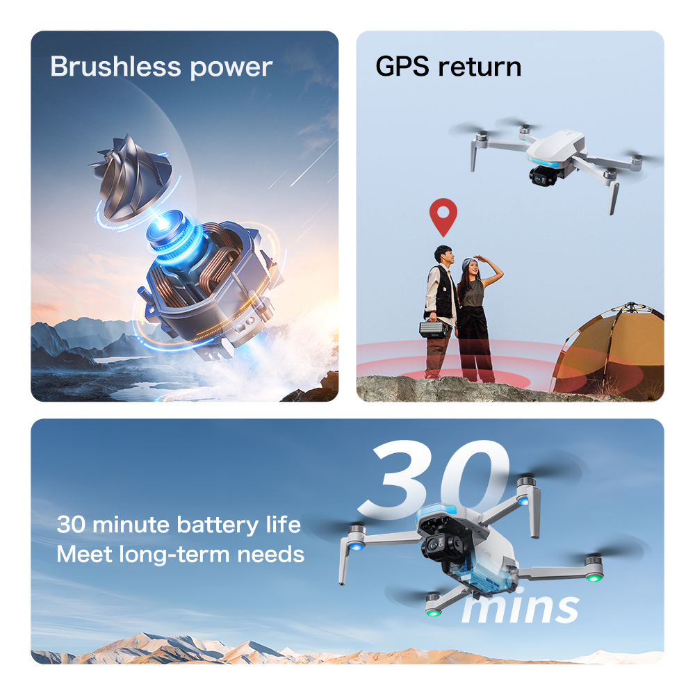S-X1 MAX GPS Drone with 3-Axis - Drone Gps Mount avis et prix