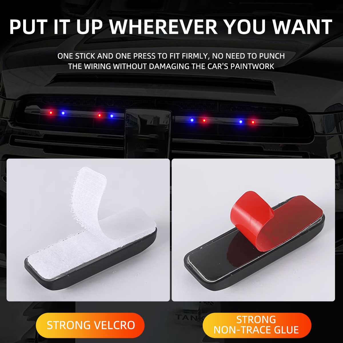 Solar Power Anti-Theft Alarm L - Drone Led Light avis et prix