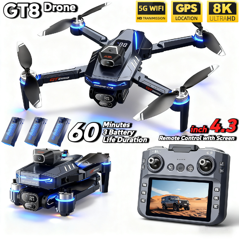 For Genuine GT8 Drone 4K Profe - Drone Gps Mount avis et prix