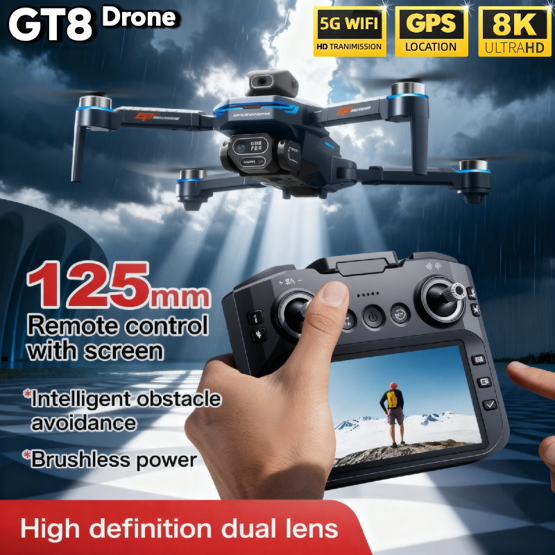 For Genuine GT8 Drone 4K Profe - Drone Gps Mount avis et prix