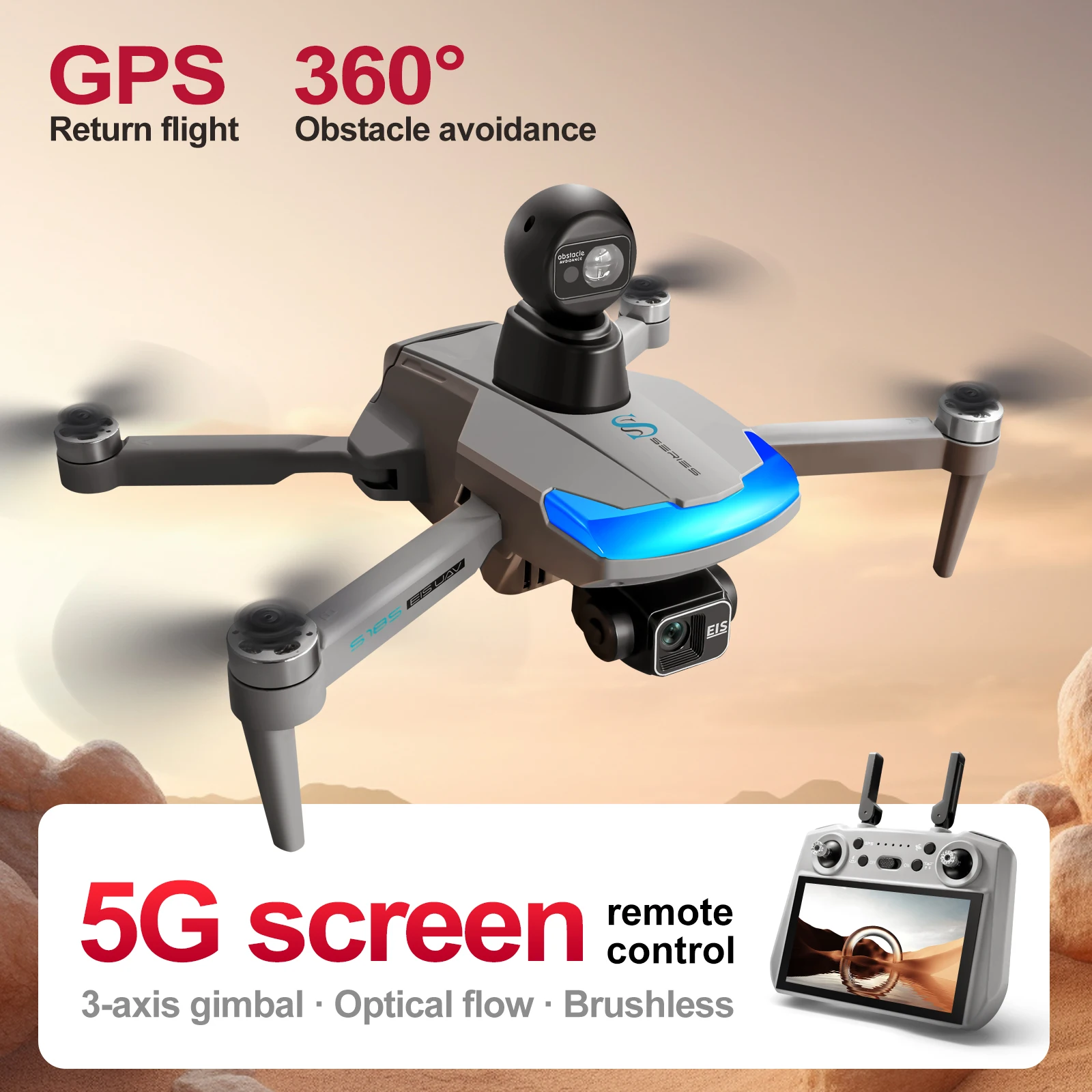 S185 Professional Drone 2.7K H - Drone Gps Mount avis et prix