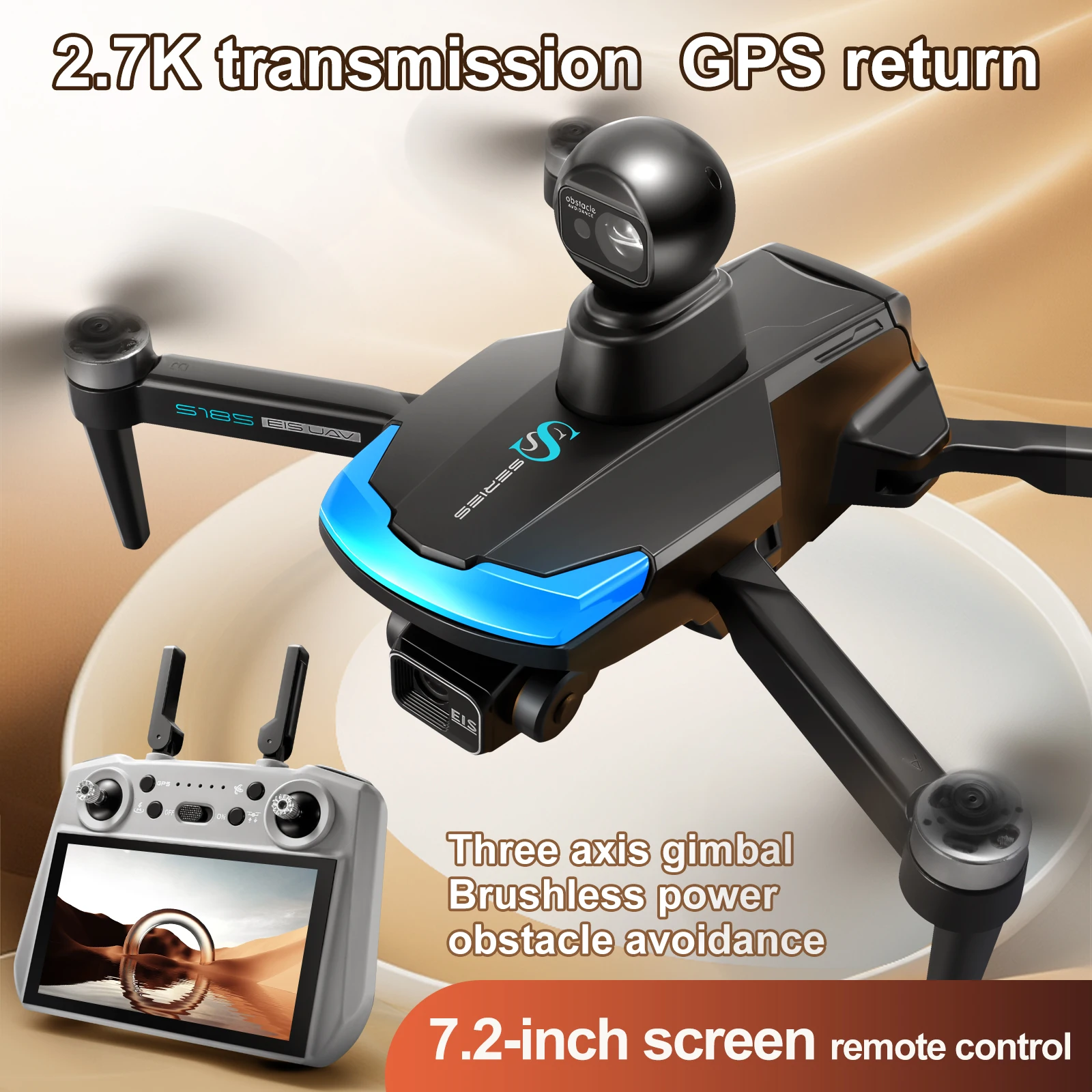 S185 Professional Drone 2.7K H - Drone Gps Mount avis et prix