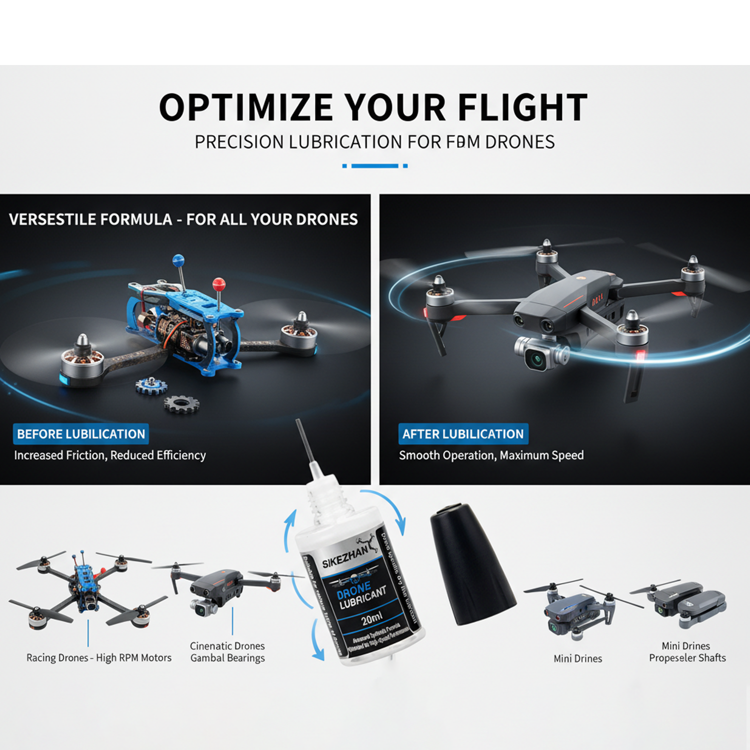 Micro Drone Motor Bearing Lubr - Drone Motor avis et prix