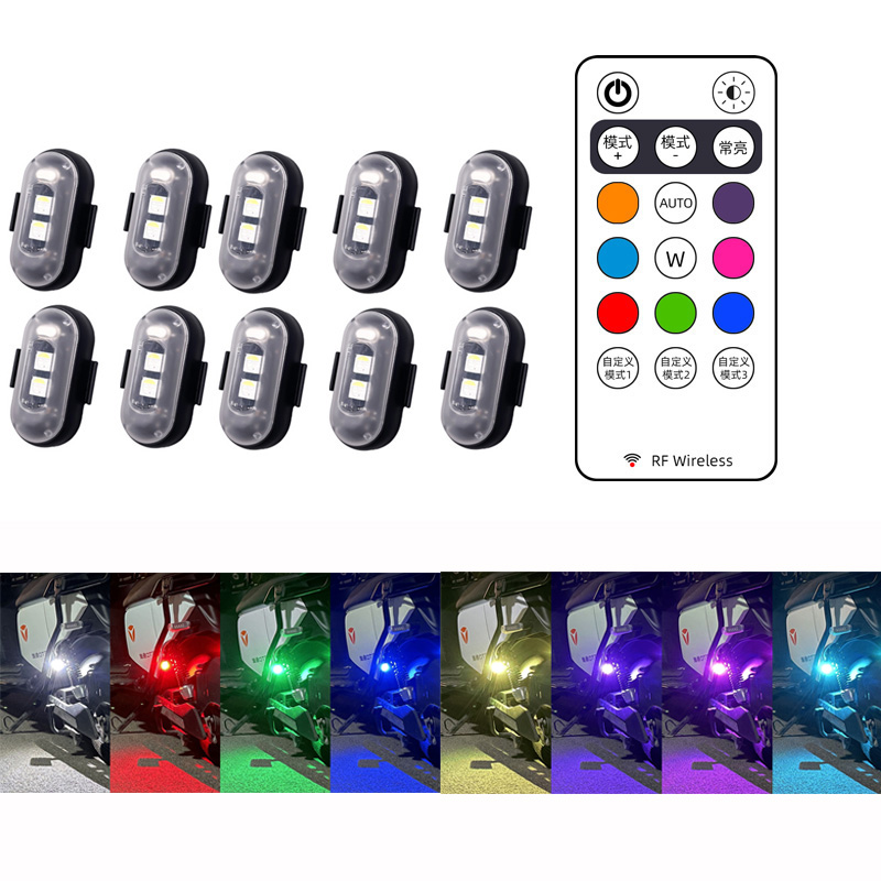 10x 4x 8Colors Wireless LED Dr - Drone Led Light avis et prix