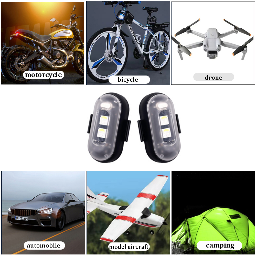10x 4x 8Colors Wireless LED Dr - Drone Led Light avis et prix