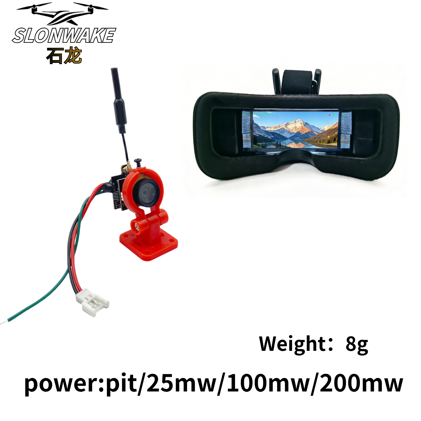 Slonwake 5.8G 48CH 200mW FPV D - Drone Camera avis et prix