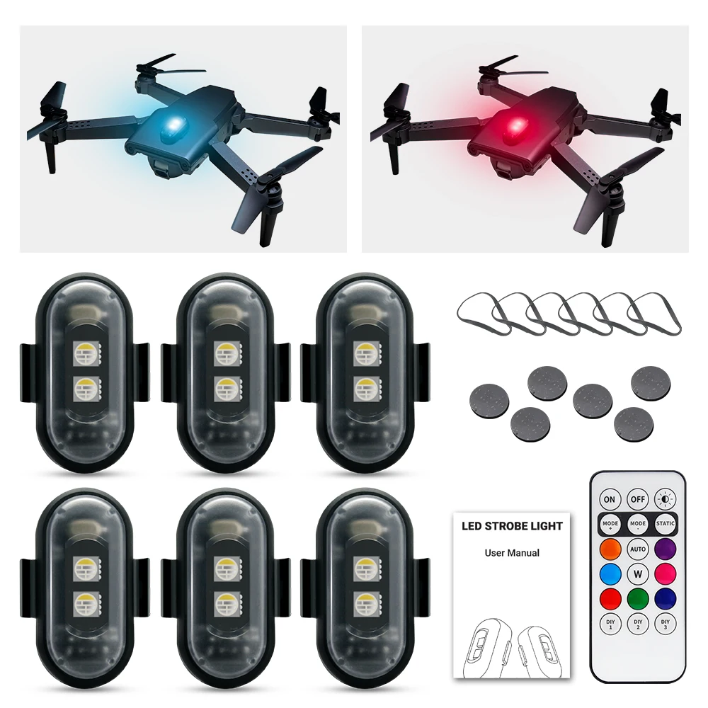 Motorcycle Strobe Light, APP C - Drone Led Light avis et prix