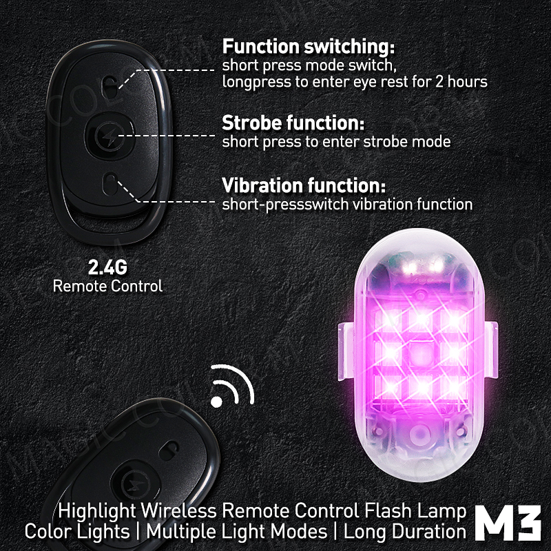2PCS Wireless LED Strobe Light - Drone Led Light avis et prix