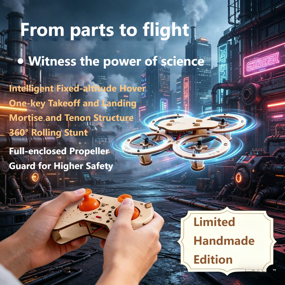 2026 New Wooden DIY Assembled  - Drone Battery avis et prix