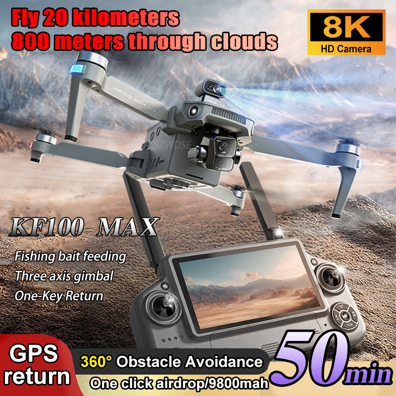 SJRC KF100 MAX 8K UHD Photo HD - Drone Gimbal avis et prix