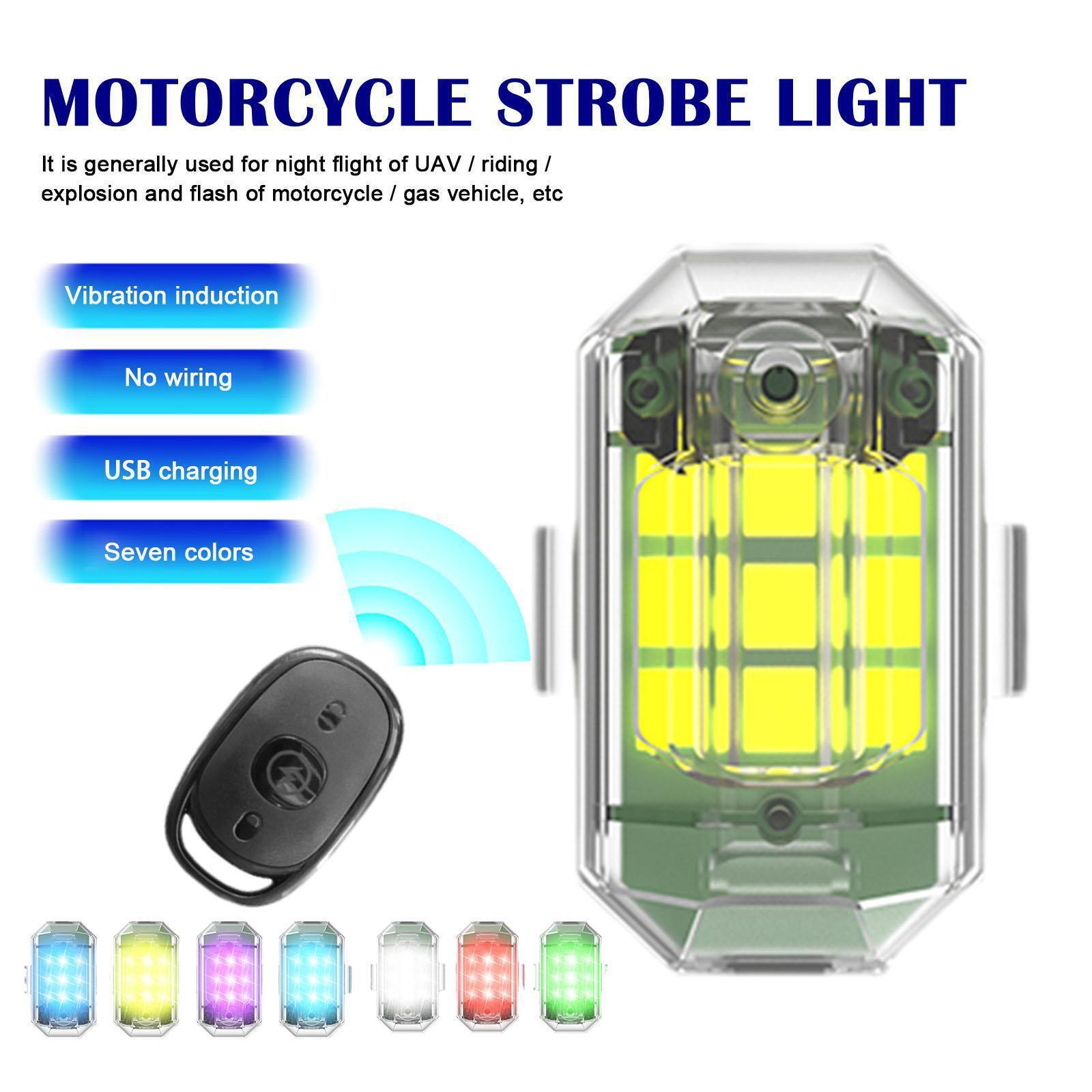 1/2/4Pc Remote Motorcycle Ligh - Drone Led Light avis et prix