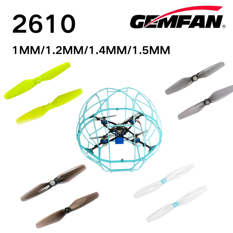 2610 Props Gemfan 2.6inch 2 Bl - Drone Esc avis et prix