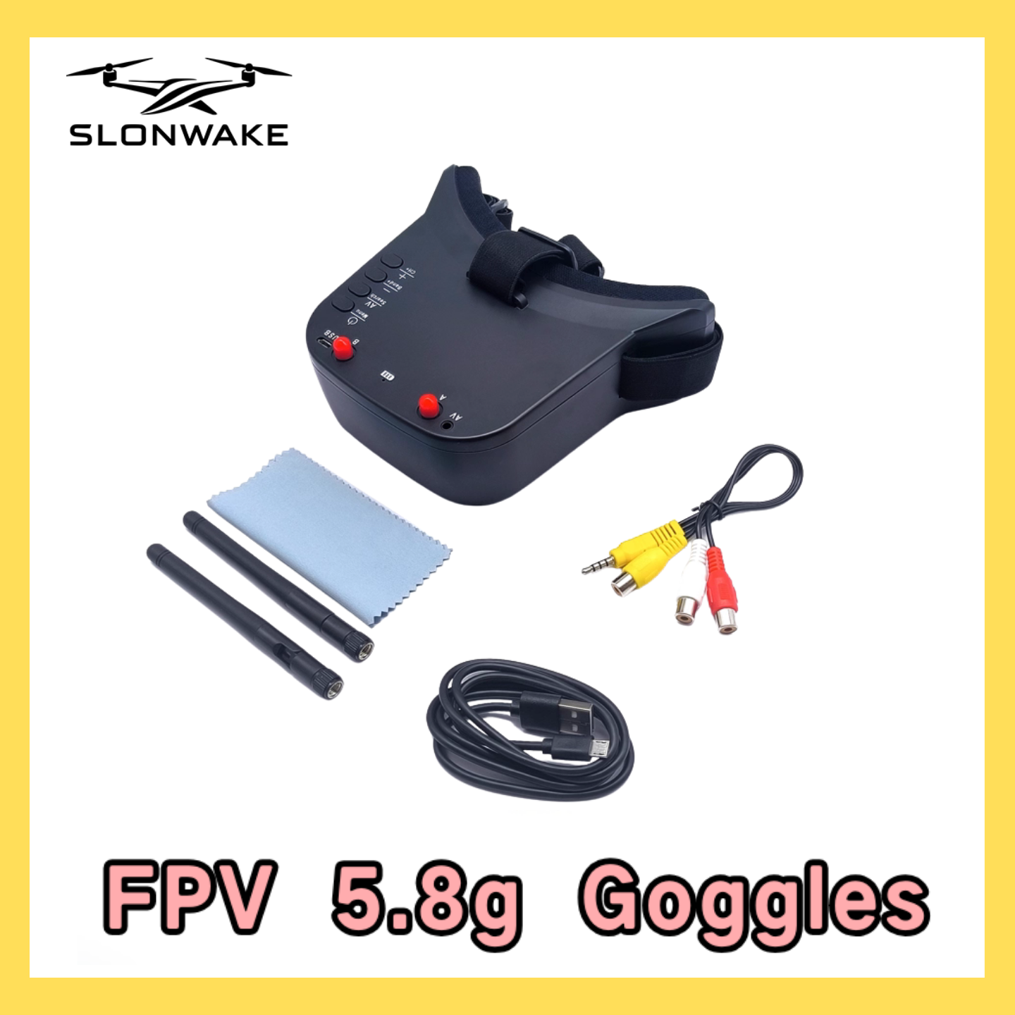 SLONWAKE 5.8G 48CH FPV 400mw V - Drone Frame avis et prix