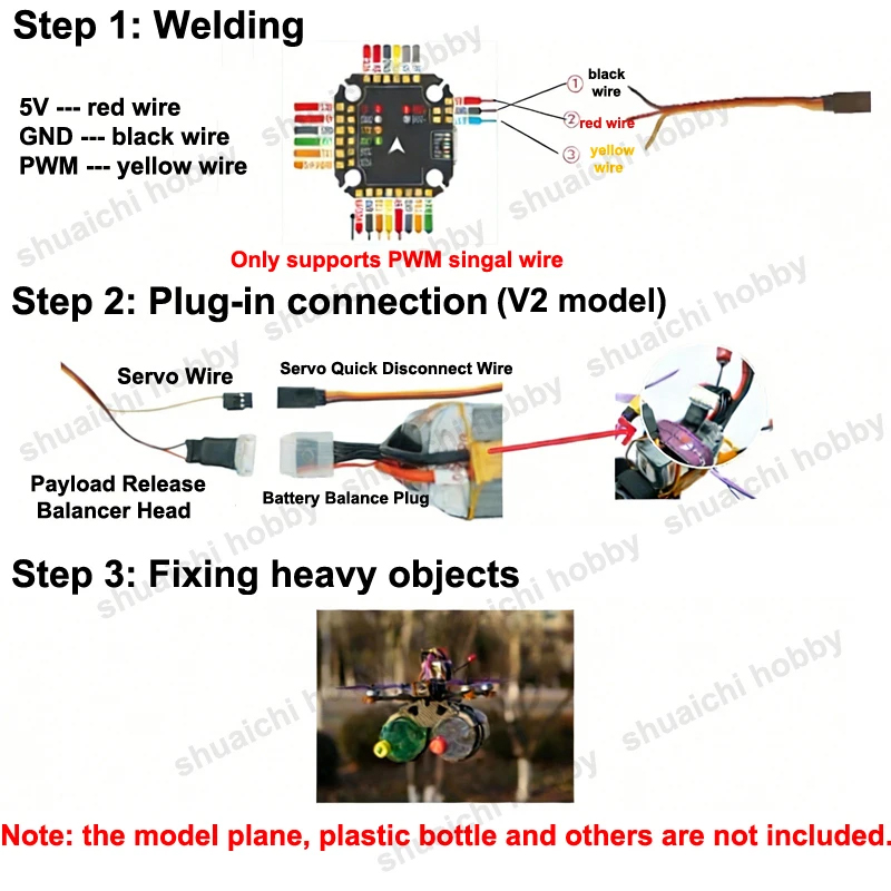 1PCS Strap-type FPV Drone PWM- - Drone Battery Strap avis et prix