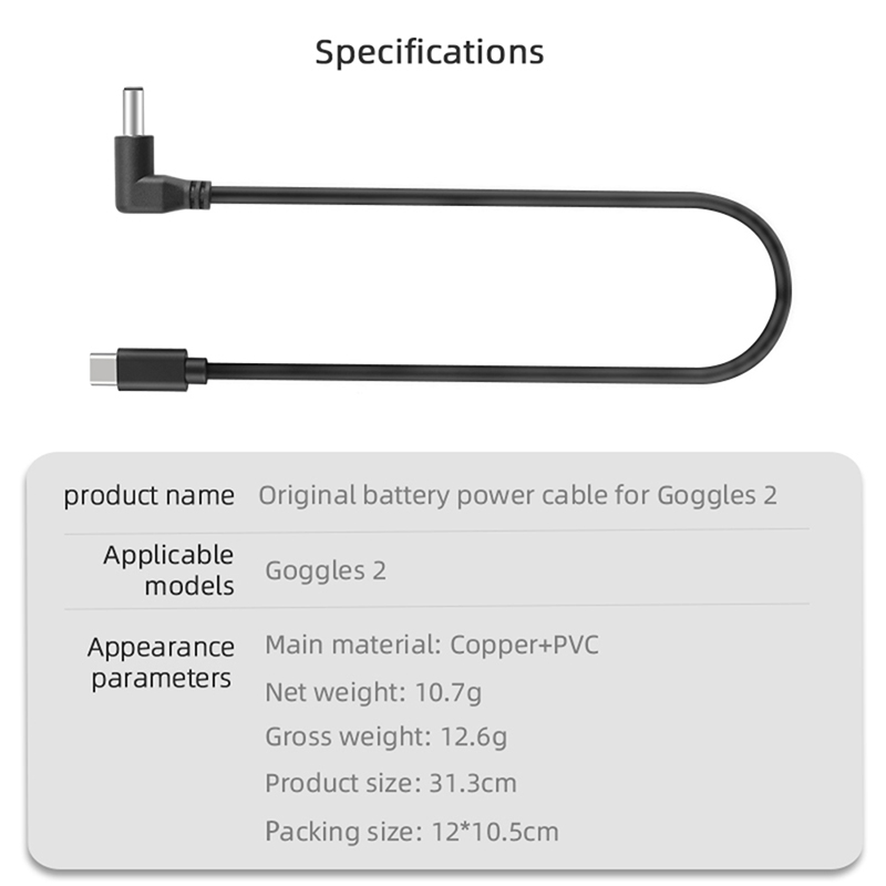 Original Glasses Battery Cable - Drone Battery Strap avis et prix